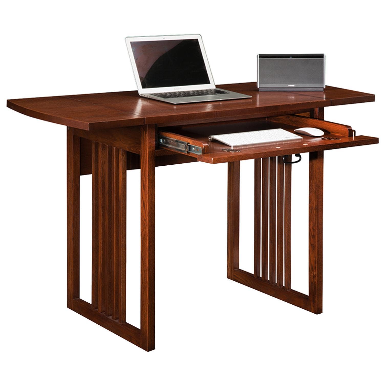 Design House 82420 Mission Dropleaf Desk w/ Drawer In Mission Oak