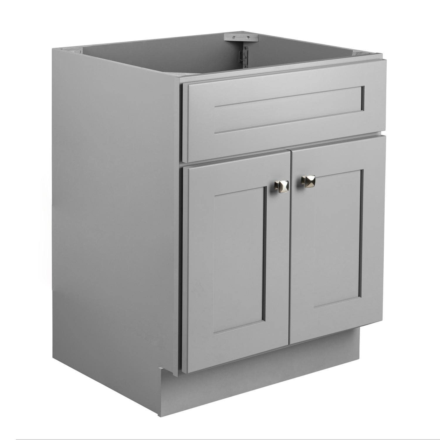 Design House 587063/71 Brookings 24" 2-Door Vanity In Gray, Unassembled