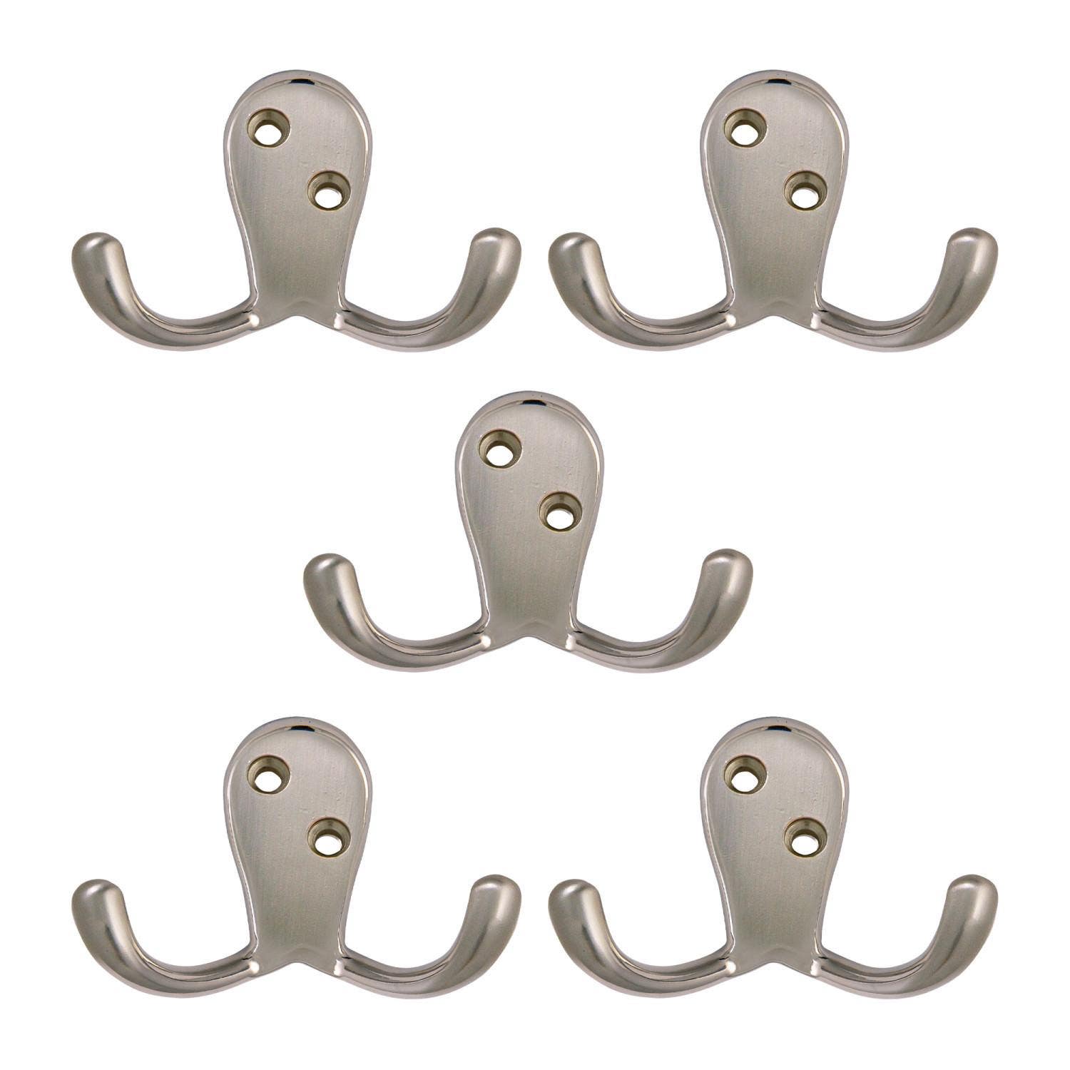 Design House 207746/20/38 3" Double Hook, 5-Pack