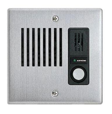 Aiphone IE-JA Flush Mount Door Station, Stainless Steel Cover