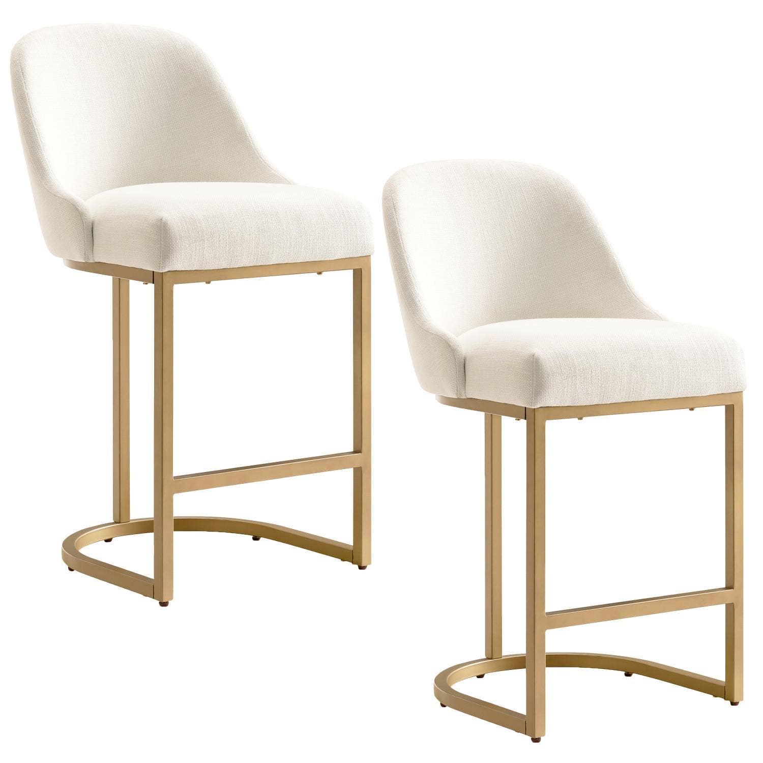 Design House 10132 Barrelback Counter Stool, Set Of 2