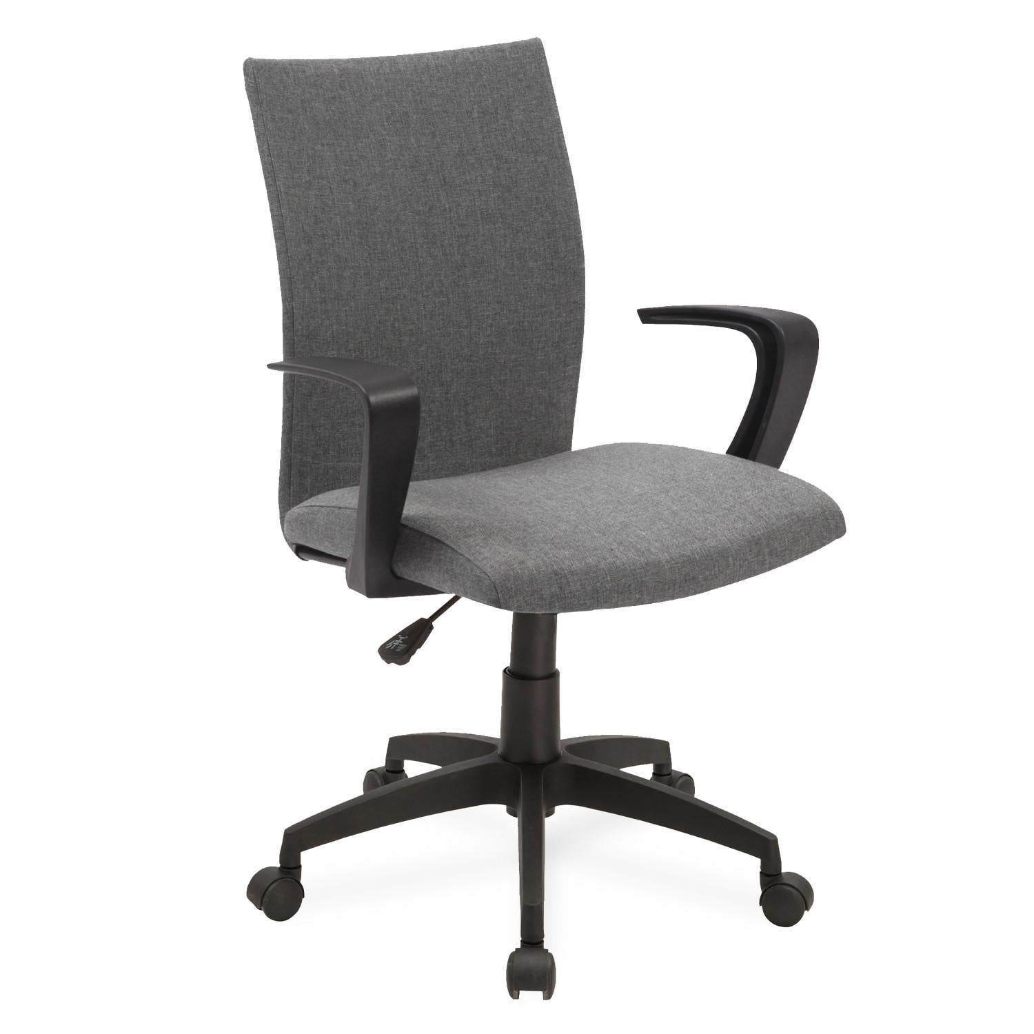 Design House 10115BL Black Linen Apostrophe Office Chair