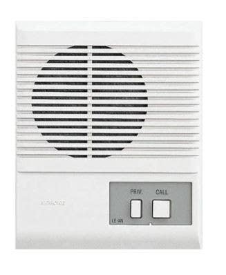 Aiphone LE-A Surface Mount Sub Station for LEF or LEM Series