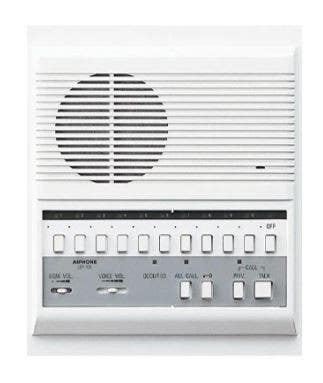 Aiphone LEF-10C Analog 10-Channel Master Station with All Call