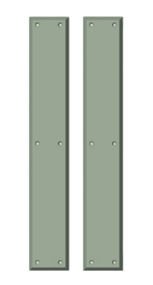 Rocky Mountain Hardware Rectangular Push/Pull Set