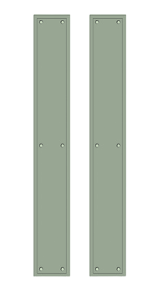 Rocky Mountain Hardware Stepped Push/Pull Set
