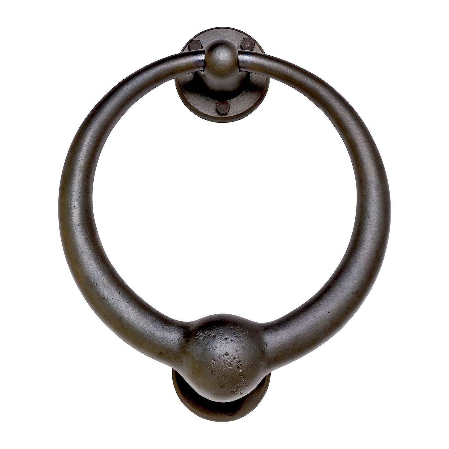 Rocky Mountain Hardware DK12 Door Knocker, 12" Round Ring w/3 3/4" Escutcheon