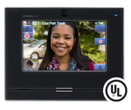 Aiphone IX-MV7 SIP Compatible IP Video Master Station, 7" Touchscreen and Hands-free