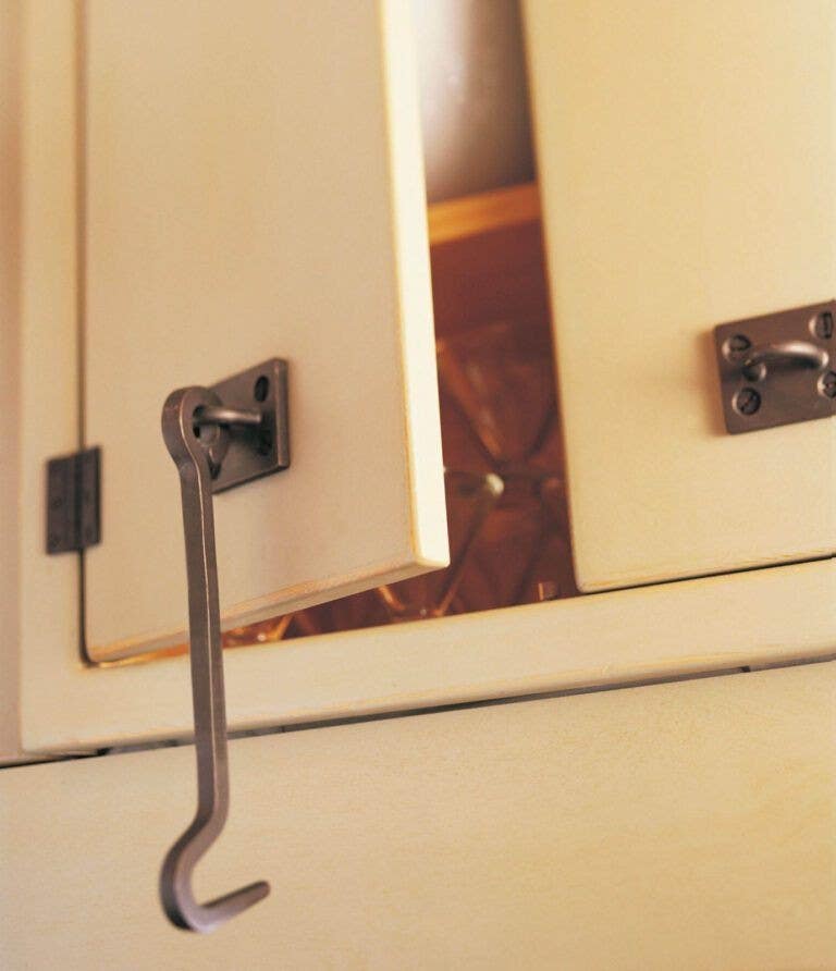 Rocky Mountain Hardware HE Hook and Eyes Latch, 2" x 2 3/8" Escutcheon