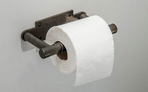 Rocky Mountain Hardware TP6 Tube Toilet Paper Holder, 8" x 4 1/8"