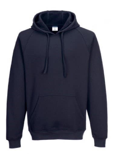 Portwest FR708 FR Heavyweight Hooded Sweatshirt, Navy