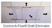 Comfort First Products 4 Count CAF22114 Control-A-Flow Draft Eliminator with Filter
