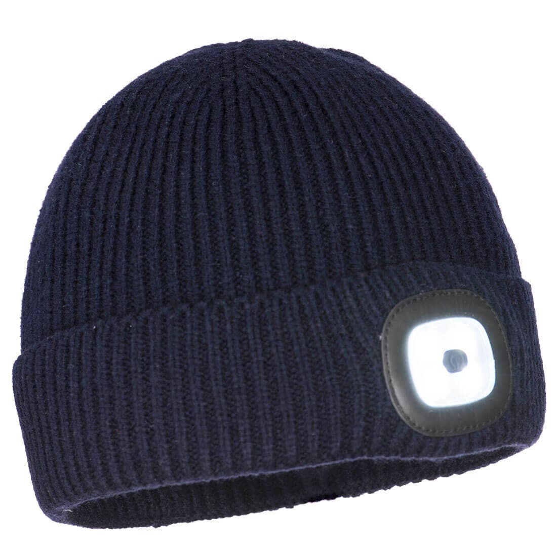 Portwest B033 Workman's LED Beanie, Navy