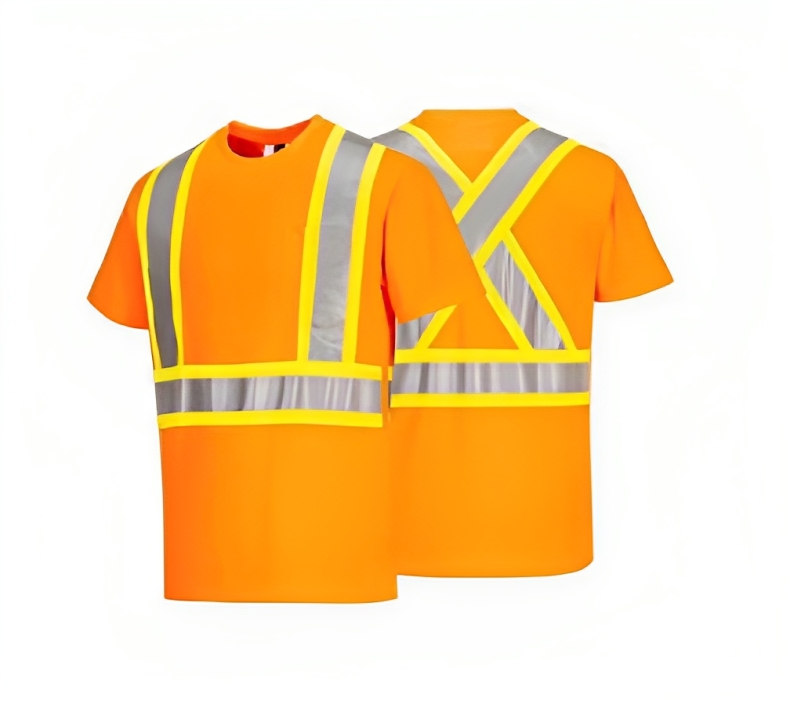 Portwest CA110 X Back Contrast Tape Short Sleeve T-Shirt