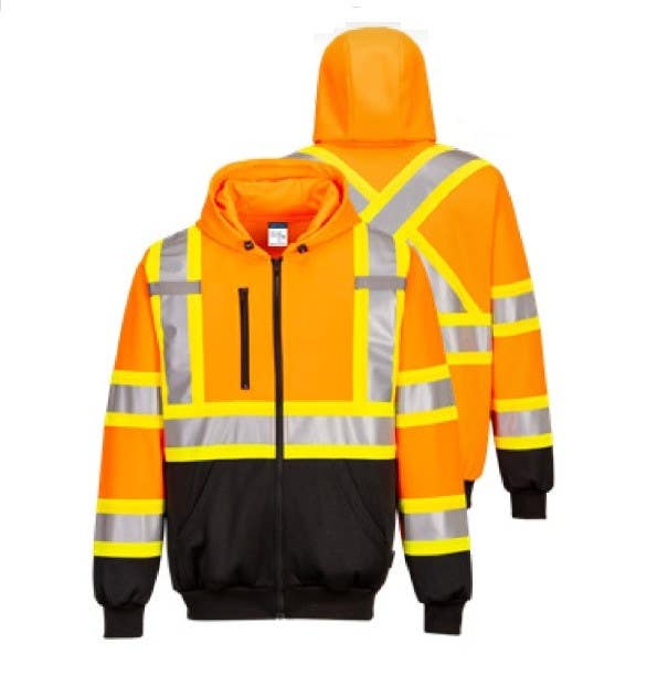 Portwest CA170 X Back Contrast Tape Hoodie