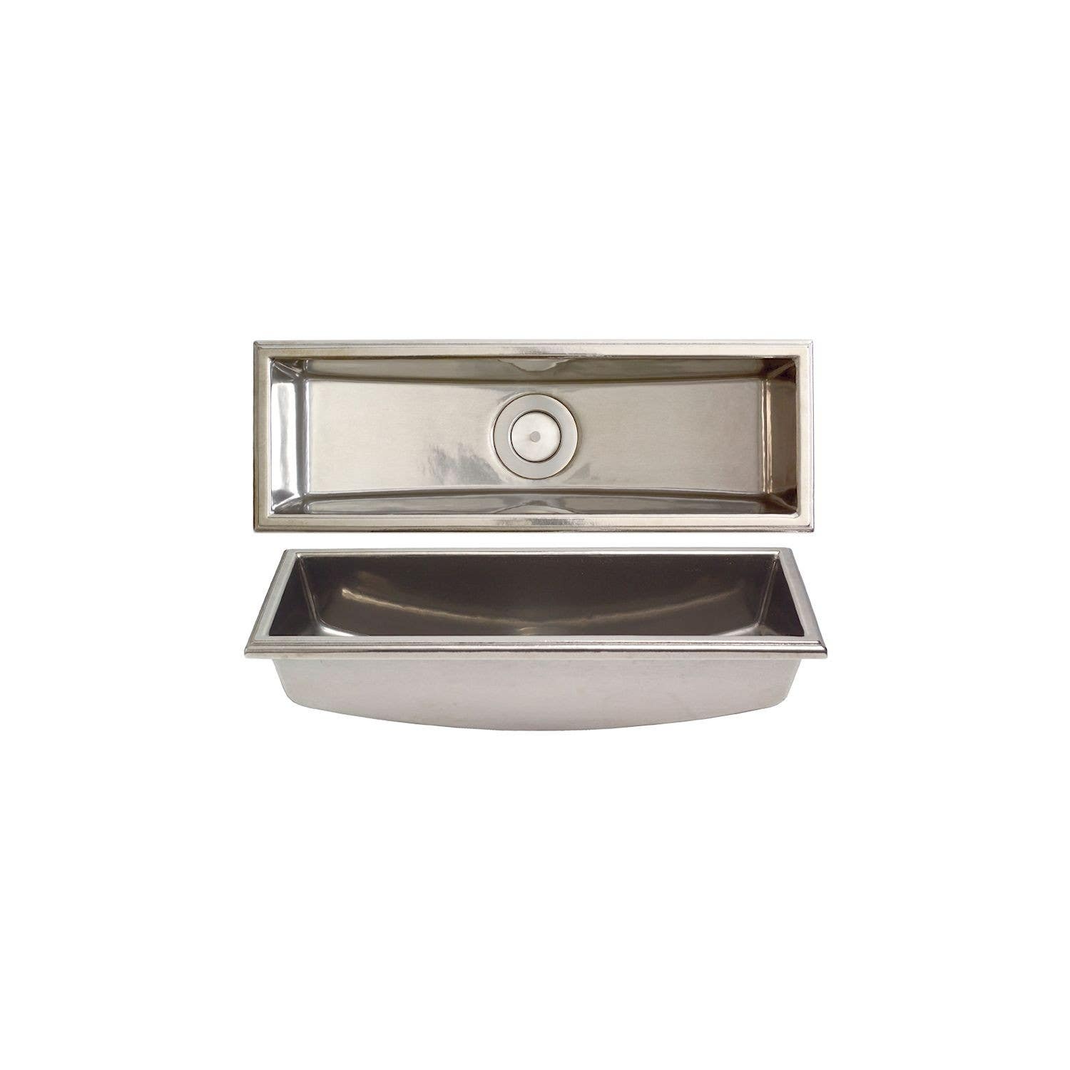 Rocky Mountain Hardware SK408 Avalon Sink with drain, 9 1/4" x 27" x 6 1/4"