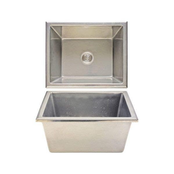 Rocky Mountain Hardware SK418 Lago Sink with drain, 17 7/8" x 22 1/8" x 9 13/16"