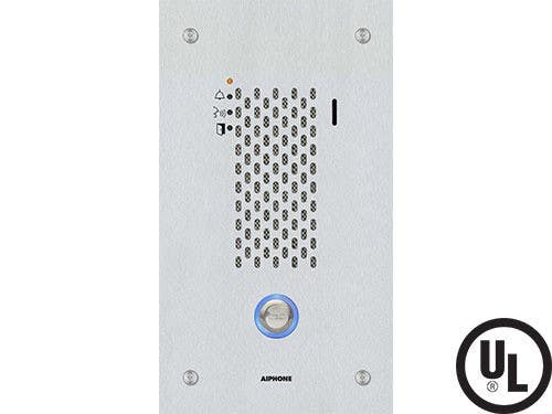 Aiphone IX-SSA Flush Mounted IP Door Station, Stainless Steel Cover