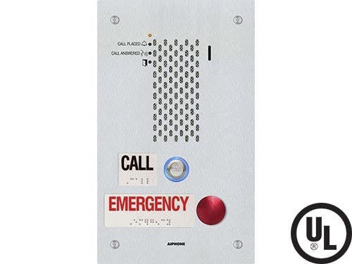 Aiphone IX-SSA-2RA Flush Mount, IP Emergency Call Station