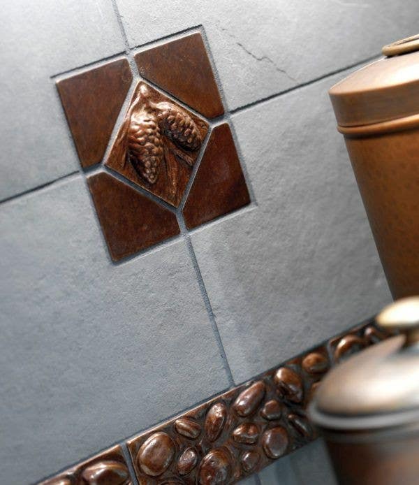 Rocky Mountain Hardware TT650 River Rocks Tile, 2" x 6"