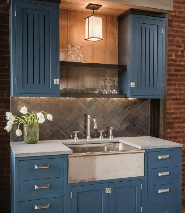 Rocky Mountain Hardware PE465 Echo Square Glass Pendant, 6" x 11 1/2"