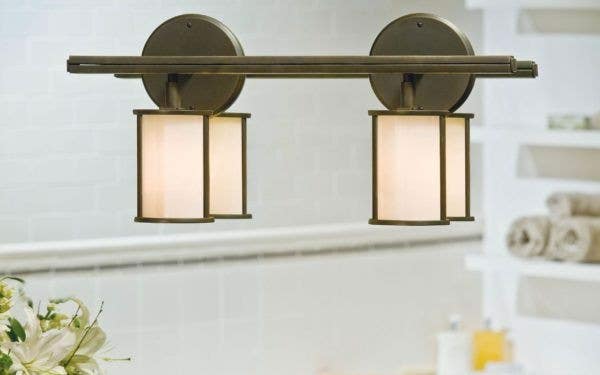 Rocky Mountain Hardware V455 Lantern Vanity w/Square Glass