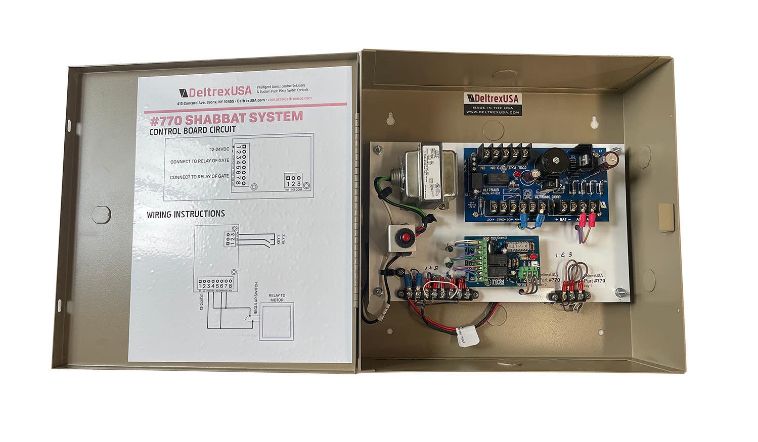 Deltrex 770 Shabbat System, Power Supply And Circuit Boards