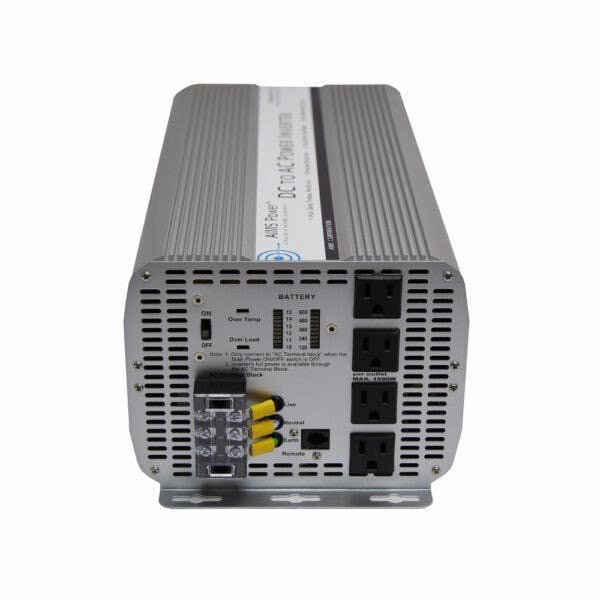 Aims Power PWRINV500012W 5000 Watt Power Inverter 12 Volt