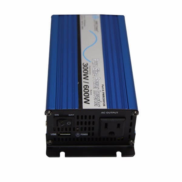 Aims Power PWRI30012S 300 Watt Pure Sine Power Inverter 12 Volt
