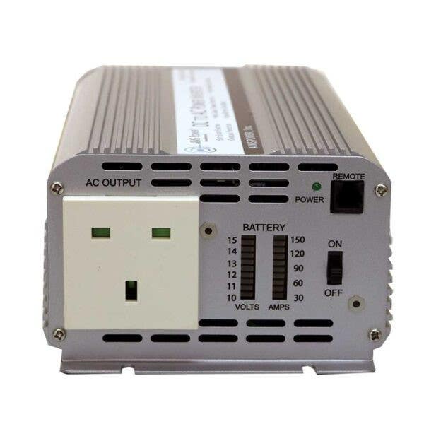 Aims Power PUK125024230W 1250 Watt Power Inverter UK Plug