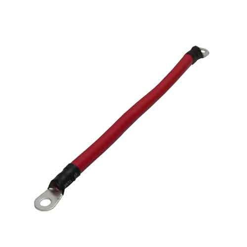 Aims Power CBL01FT1/0RED Cable 1/0 AWG Jumper Red 1 Foot Lugged
