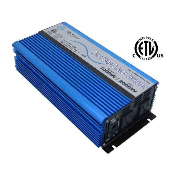 Aims Power KITPWRI100012 1000 Watt Pure Sine Power Inverter Kit