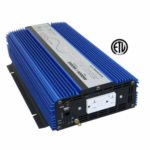 Aims Power KITPWRI200012 2000 Watt Pure Sine Power Inverter Kit