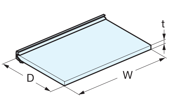 Sugatsune EX2 FLUQS Shelf Set