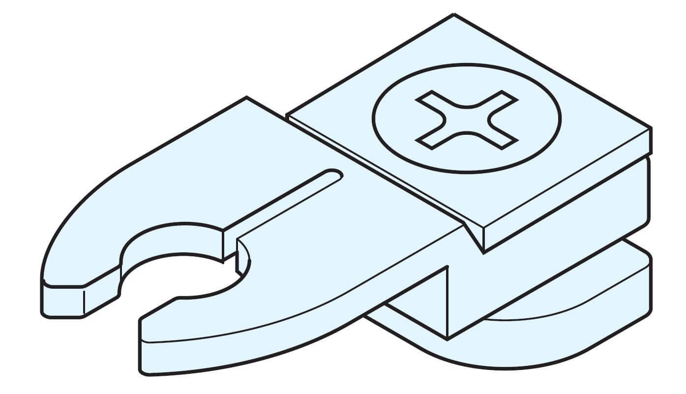Sugatsune FD30-FBKS Bottom Stopper