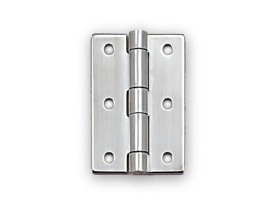 Sugatsune LS Cabinet Butt Hinge, Stainless Steel, Finish-Mirror