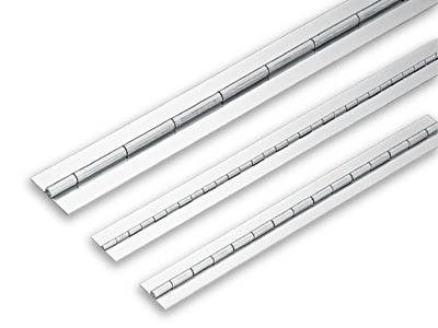 Sugatsune LSN Cabinet Piano Hinge, Stainless Steel, Finish-Satin