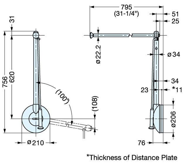 Sugatsune TAS-800 Tallman Hanger