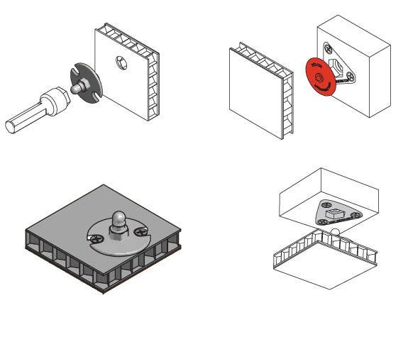 Sugatsune MC-M5 Fastmount Male Clip For MC-05