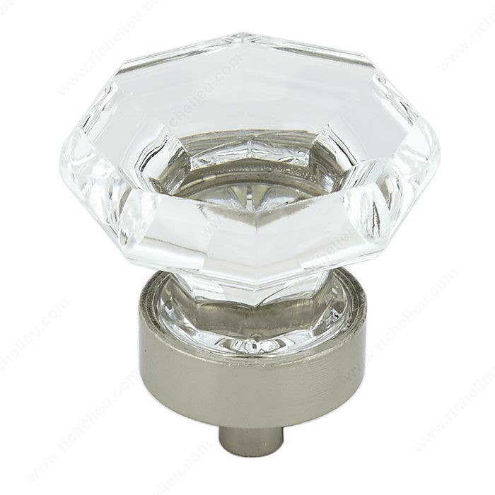 Richelieu BP1008519511 Eclectic Acrylic and Metal Knob