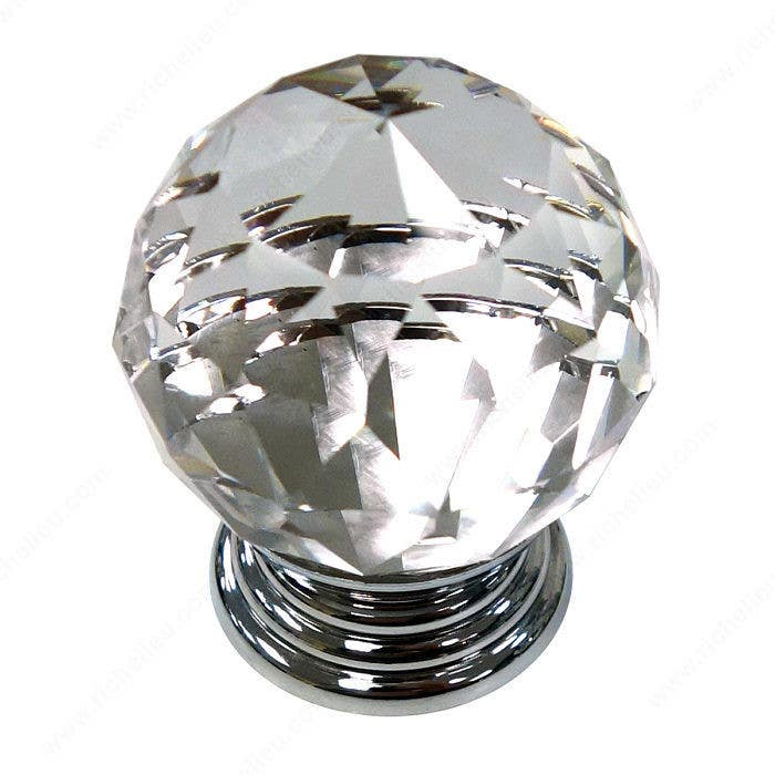 Richelieu BP100884014011 Eclectic Acrylic Knob