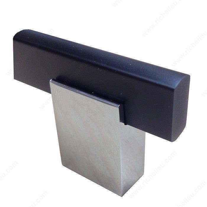 Richelieu BP90540140900 Contemporary Metal and Aluminum Knob