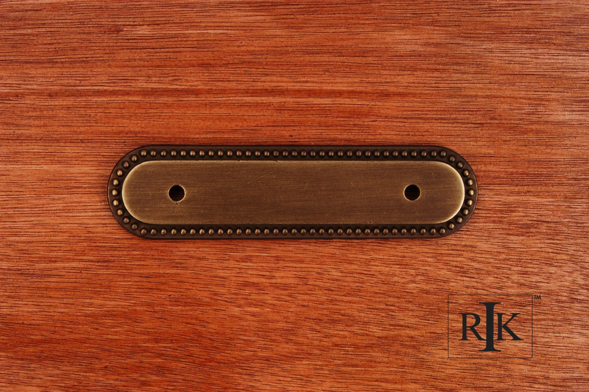 RKI BP 1792 Beaded Oblong Pull Backplate