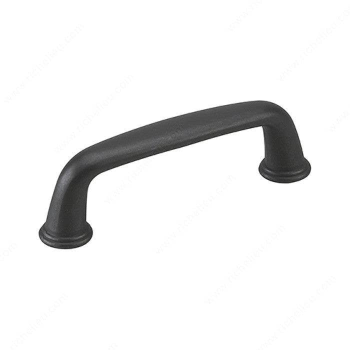 Richelieu 87 Traditional Metal Pull, Black Finished