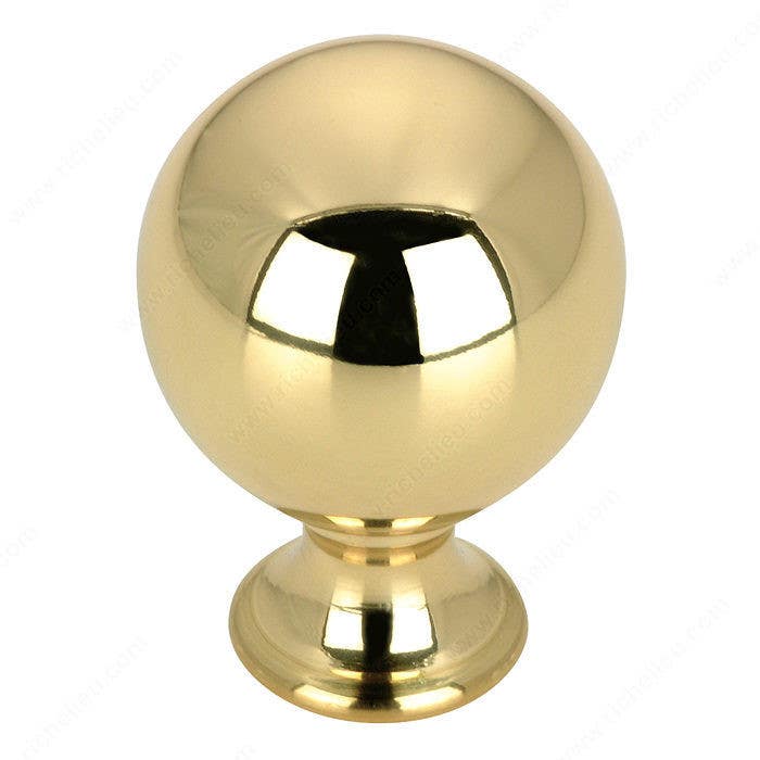 Richelieu 39225130 Modern Brass Knob
