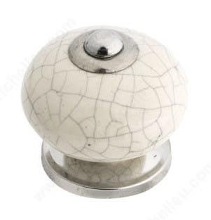 Richelieu BP665333404 Eclectic Ceramic Knob