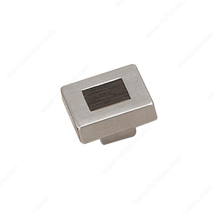 Richelieu 61641033195321 Modern Metal & Wood Knob