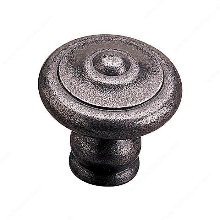Richelieu BP260730900 Traditional Forged Iron Knob