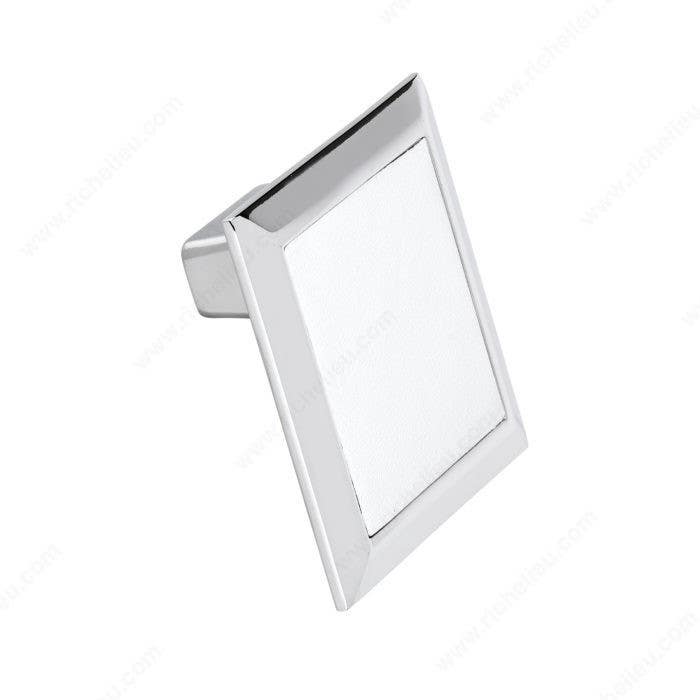 Richelieu 57360140 Modern Leather & Metal Knob
