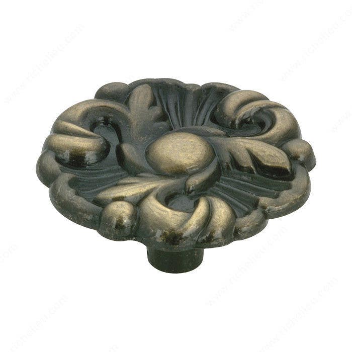 Richelieu BP37200BB Traditional Metal Knob